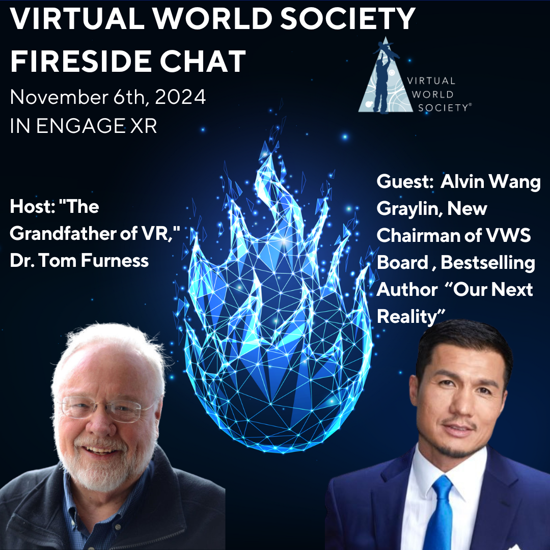 Virtual World Society fireside chat event